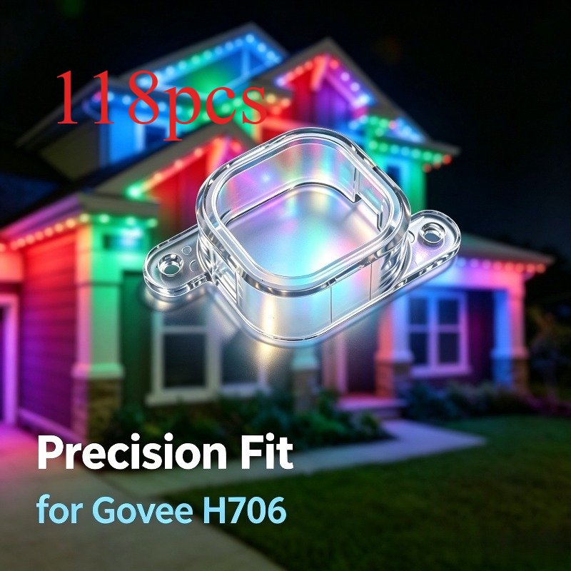 Outdoor Lighting Govee - 118 قطعة من مشابك الإضاءة LED