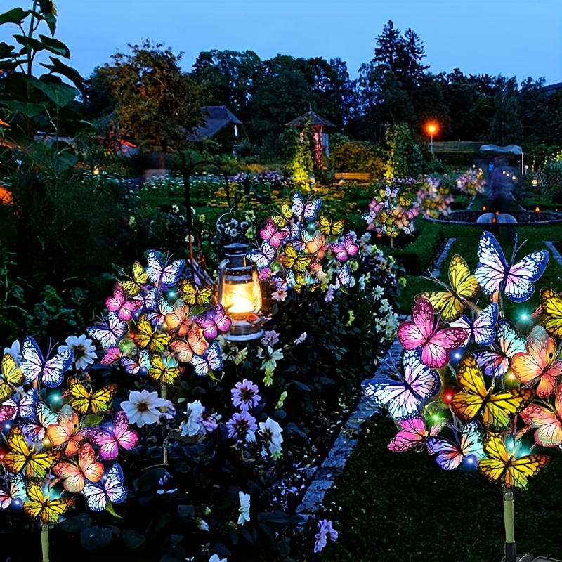 Halo Outdoor Lighting - أضواء حديقة الفراشة LED بالطاقة الشمسية