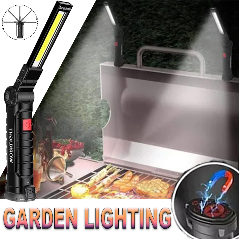 Outdoor Lighting Hooks - مصباح يدوي LED محمول مع خطاف