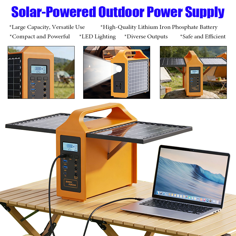 Outdoor Lighting Solar Panel - محطة طاقة شمسية محمولة بقدرة 150
