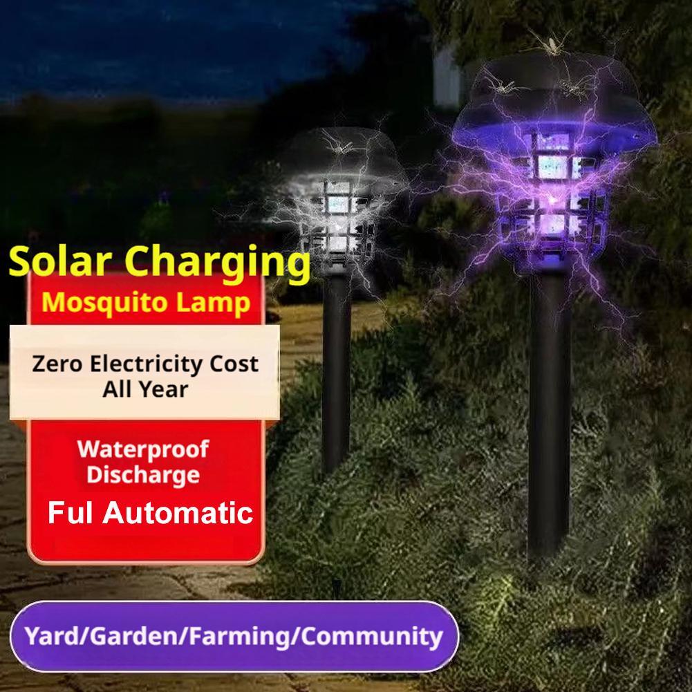 Halo Outdoor Lighting - مصباح طارد للبعوض يعمل بالطاقة الشمسية،