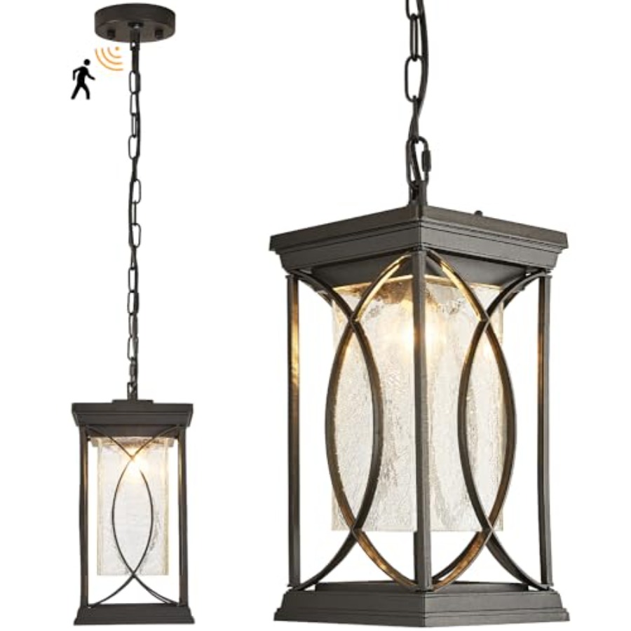 Outdoor Lighting Dusk To Dawn - مصباح معلق خارجي يعمل بالحركة من
