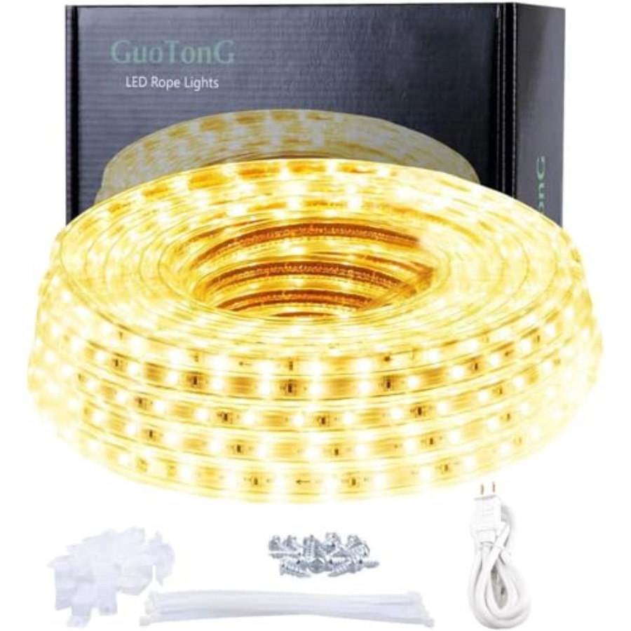 Outdoor Lighting No Wiring - أضواء LED خارجية بطول 50 قدمًا،