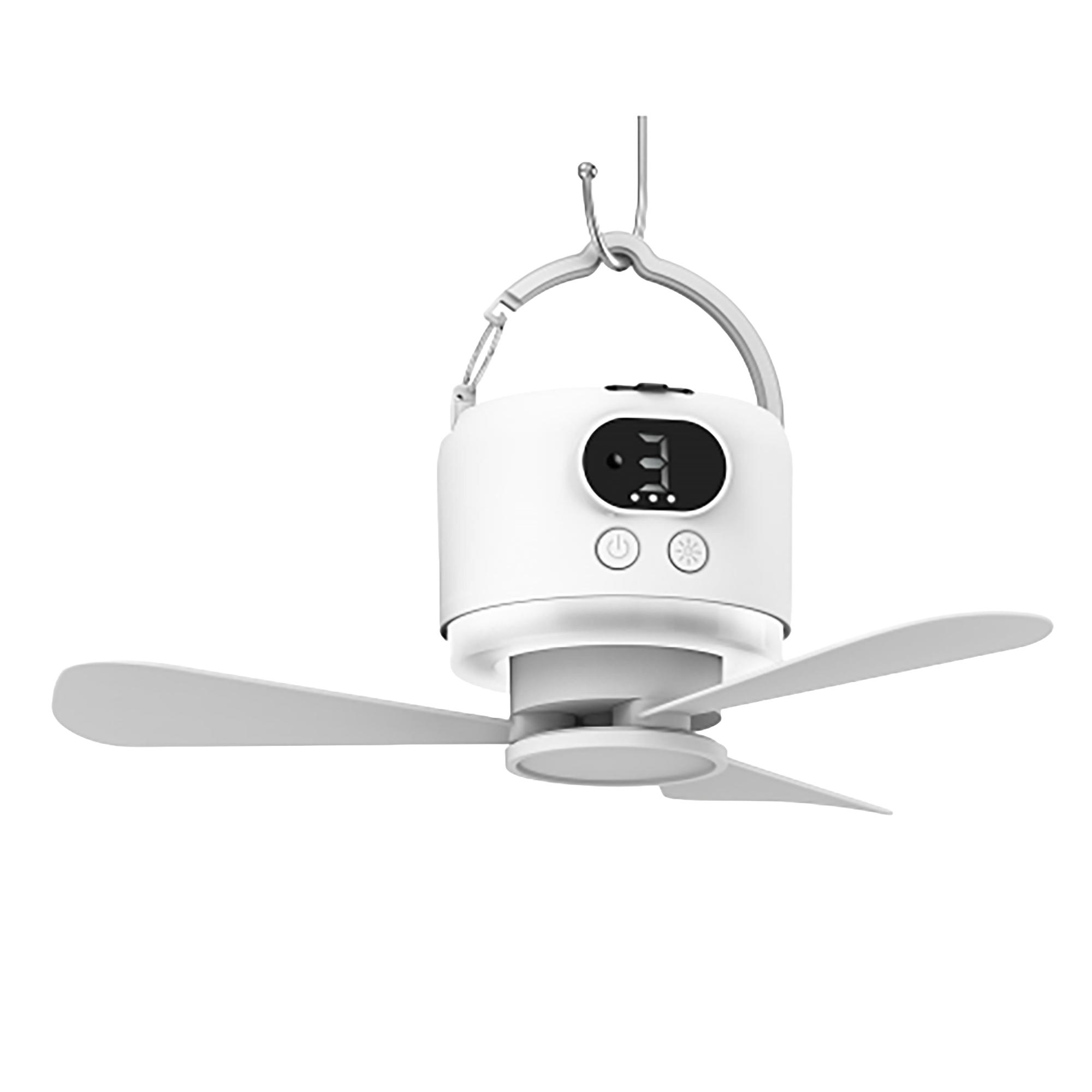 Outdoor Lighting Remote Control - مروحة سقف محمولة قابلة للشحن بسعة