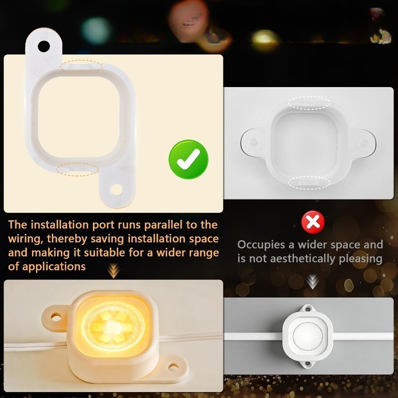 Outdoor Lighting Govee - 52/88/138 قطعة من مشابك الإضاءة LED