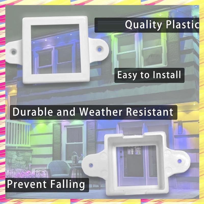 Outdoor Lighting Govee - ABJJ 40 قطعة حامل لأضواء LED