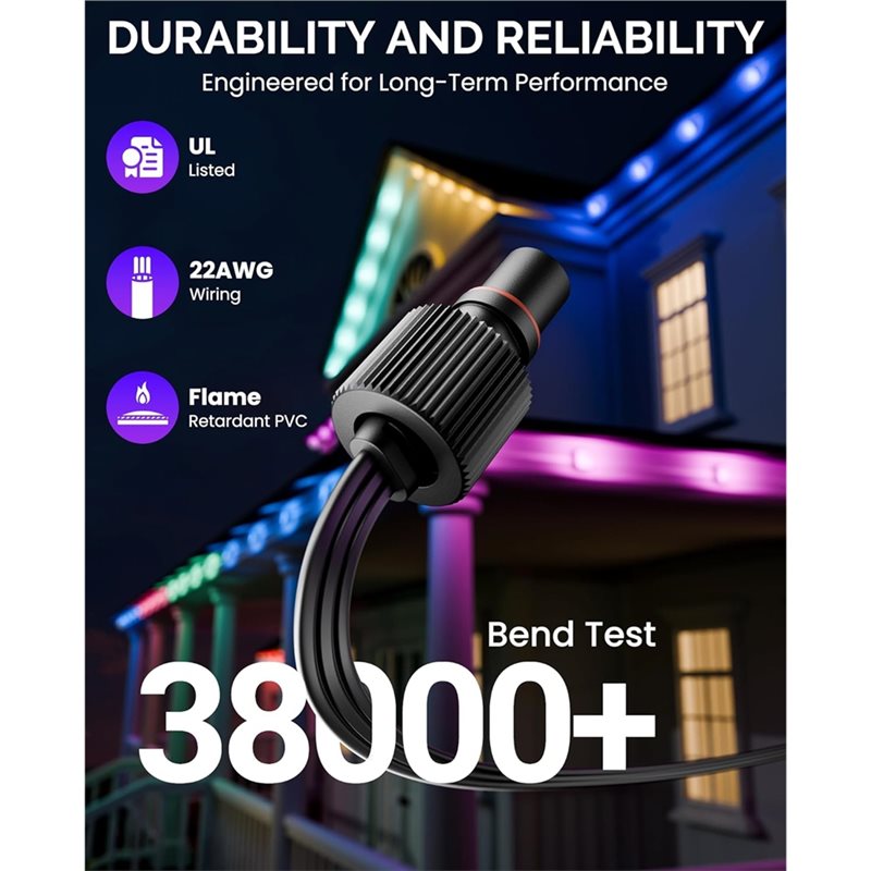 كابل تمديد A03F (16 قدم) لـ Go - مراجعة Outdoor Lighting Govee وسعره