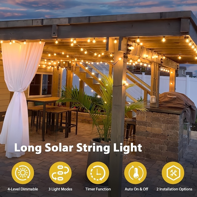 سلسلة أضواء G40 تعمل بالطاقة ا - مراجعة Outdoor Lighting Remote Control وسعره