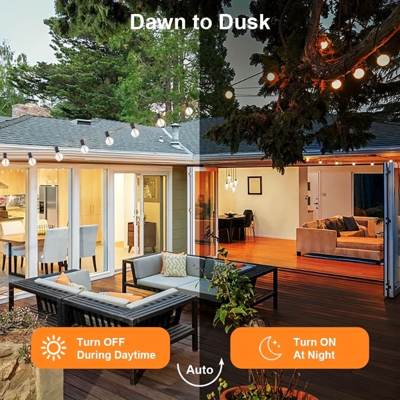 سلسلة أضواء G40 تعمل بالطاقة ا - مراجعة Outdoor Lighting Remote Control وسعره