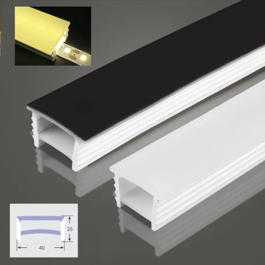 راحة الأبيض سيليكون أنبوب LED  - مراجعة Outdoor Lighting Recessed وسعره
