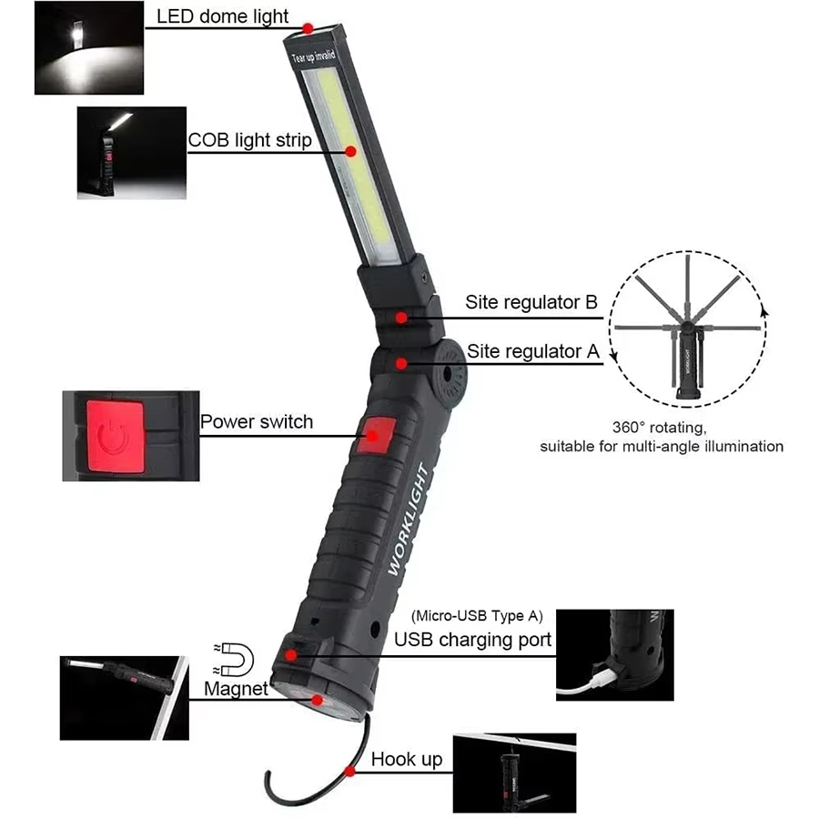 مصباح يدوي LED محمول مع خطاف م - مراجعة Outdoor Lighting Hooks وسعره