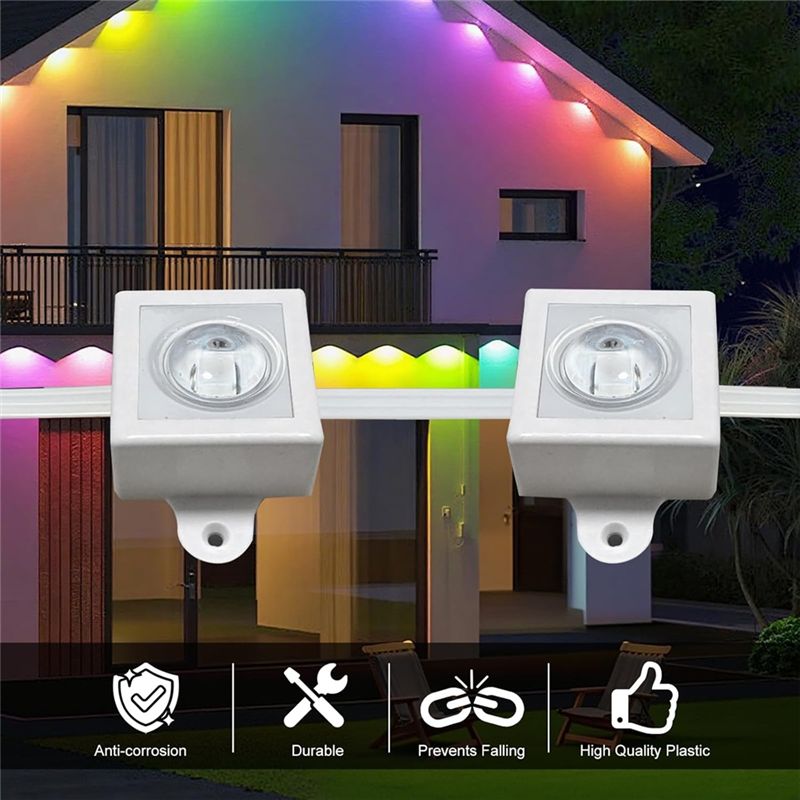 حوامل تثبيت آمنة A74E مع 90 بر - مراجعة Outdoor Lighting Govee وسعره