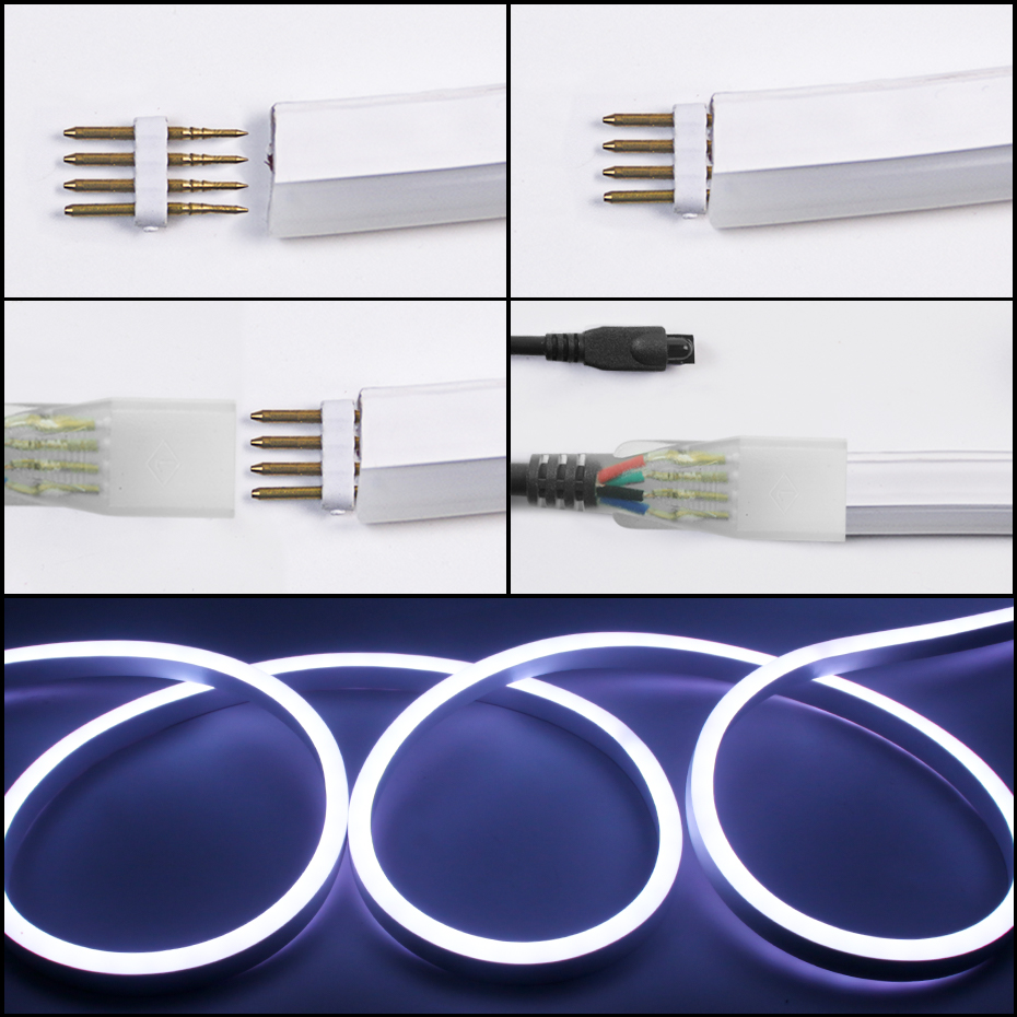 شريط إضاءة نيون LED RGB بقوة 2 - مراجعة Outdoor Lighting No Wiring وسعره
