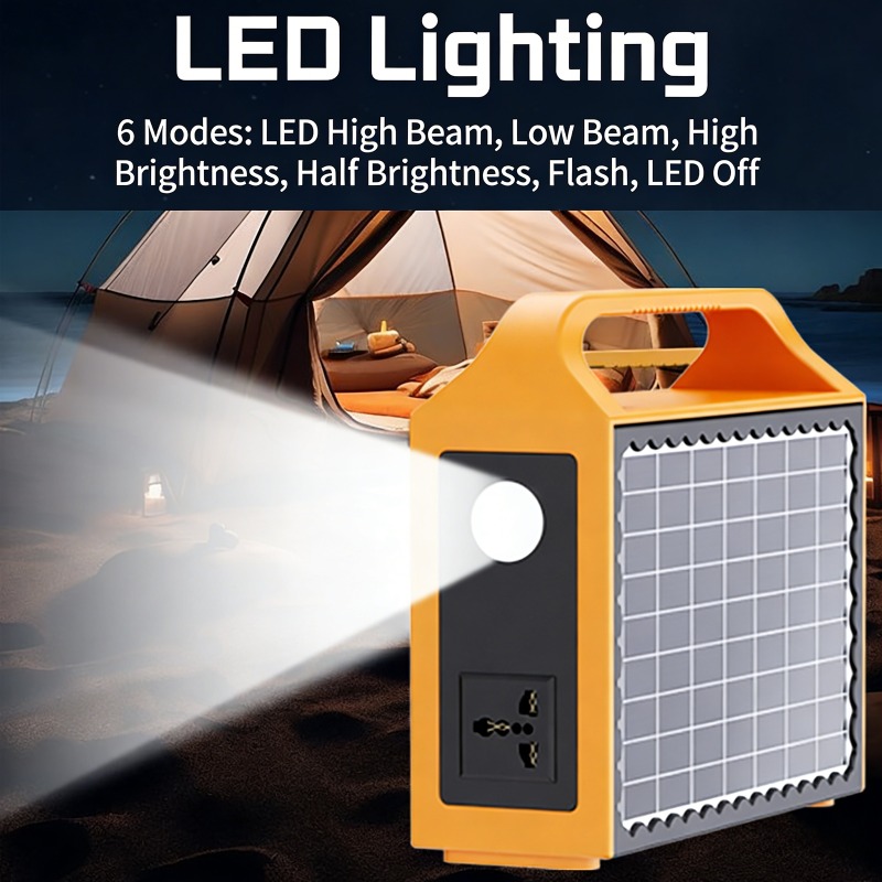 محطة طاقة شمسية محمولة بقدرة 1 - مراجعة Outdoor Lighting Solar Panel وسعره