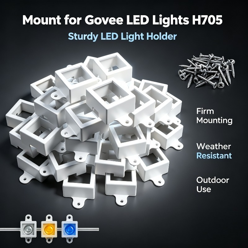 39/69/119 قطعة من مشابك الإضاء - مراجعة Outdoor Lighting Govee وسعره