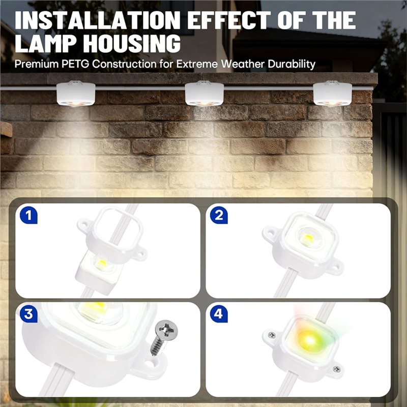 AT21-For Govee Pro H706 دعامات - مراجعة Outdoor Lighting Govee وسعره
