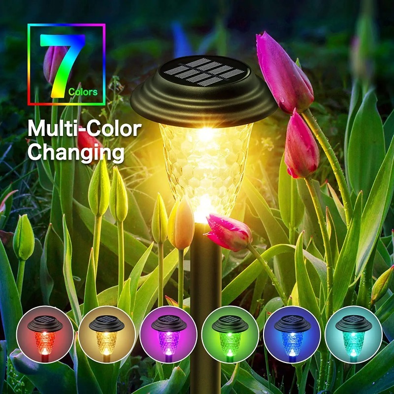 مصباح مسار يعمل بالطاقة الشمسي - مراجعة Outdoor Lighting Dusk To Dawn وسعره