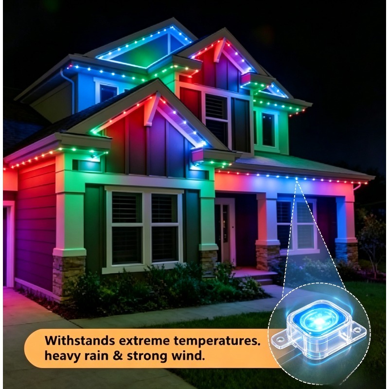44/89/108 قطعة من مشابك الإضاء - مراجعة Outdoor Lighting Govee وسعره