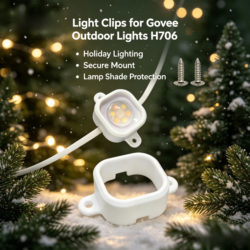 55 قطعة من مشابك الإضاءة LED م - مراجعة Outdoor Lighting Govee وسعره