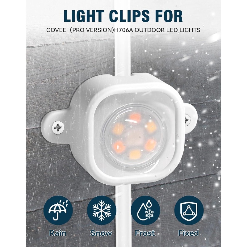 55 قطعة من مشابك الإضاءة LED م - مراجعة Outdoor Lighting Govee وسعره
