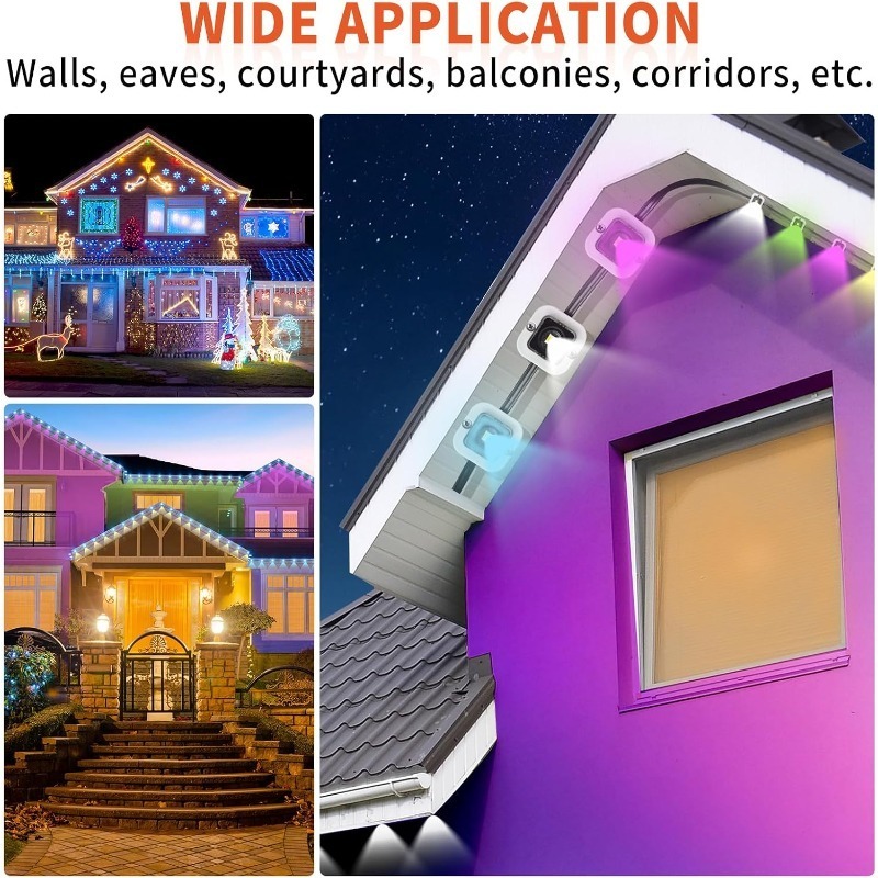 112 قطعة من مشابك الإضاءة الوا - مراجعة Outdoor Lighting Govee وسعره