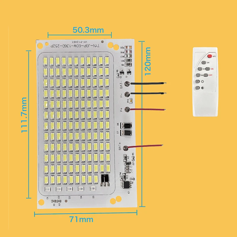 1 قطعة 10 واط-600 واط LED الطا - مراجعة Outdoor Lighting Solar Panel وسعره