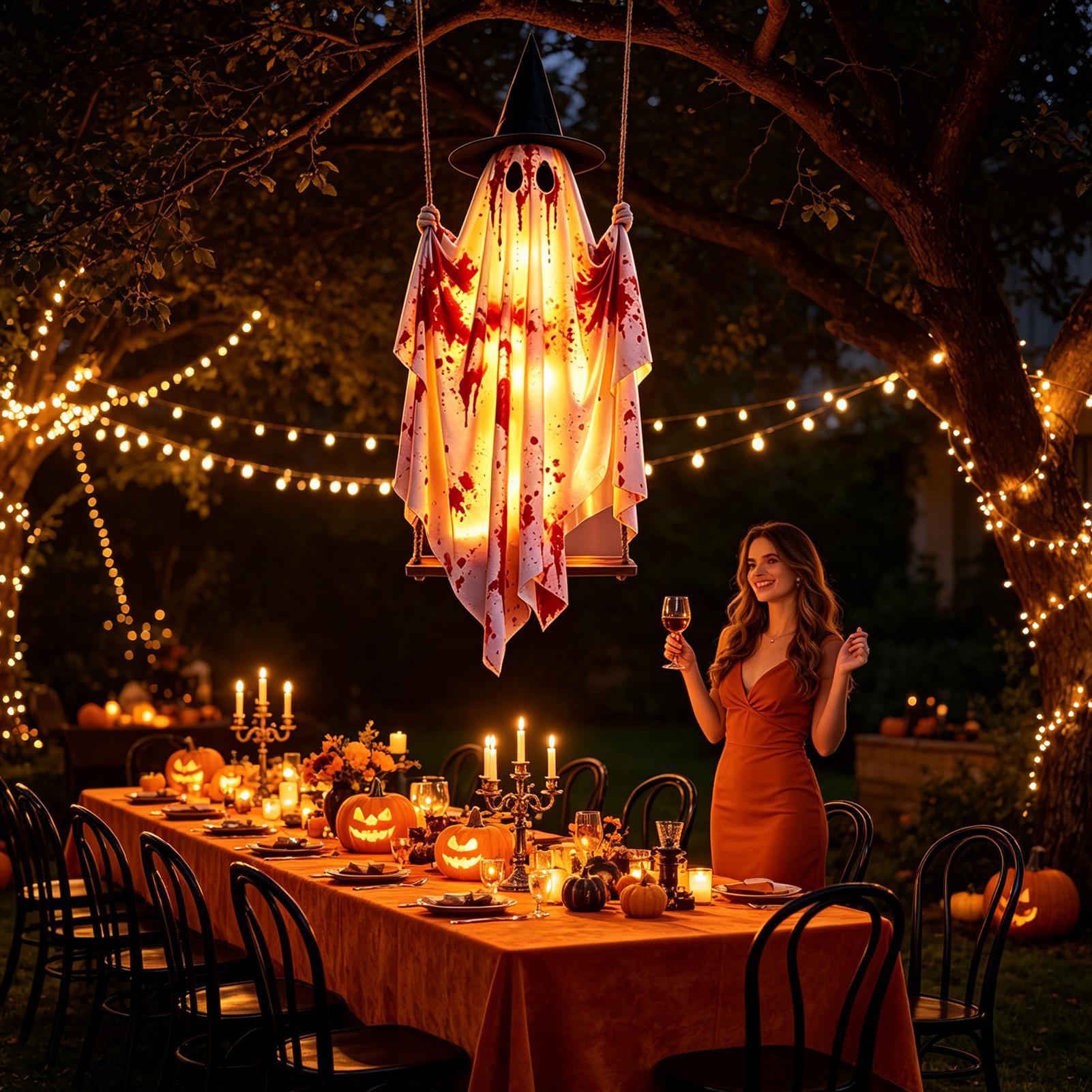 زينة الهالوين الخارجية، أرجوحة - مراجعة Outdoor Lighting Remote Control وسعره