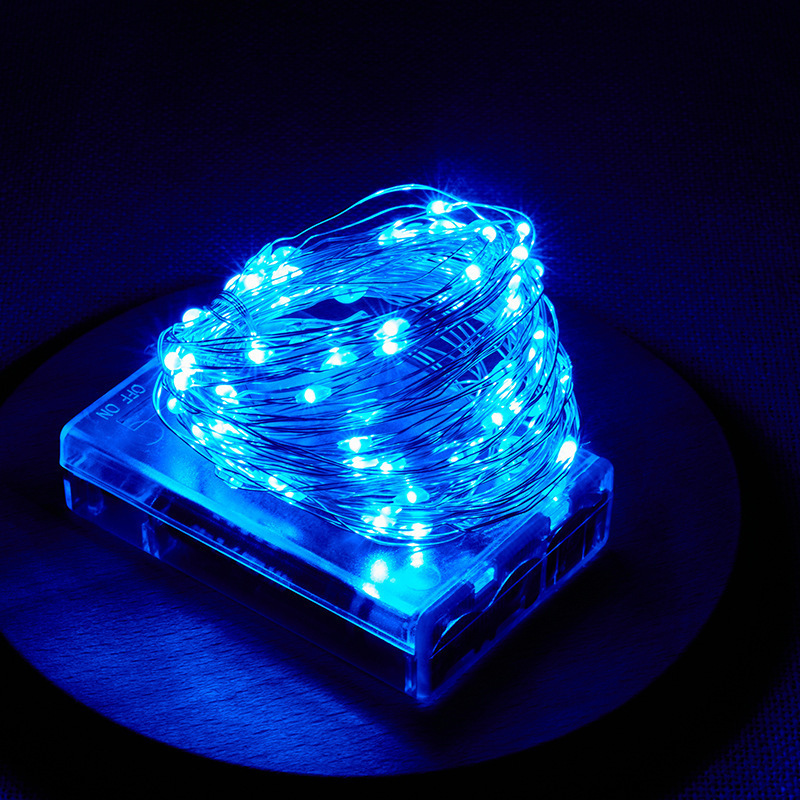 سلسلة أضواء LED فضية للزينة في - مراجعة Outdoor Lighting No Wiring وسعره