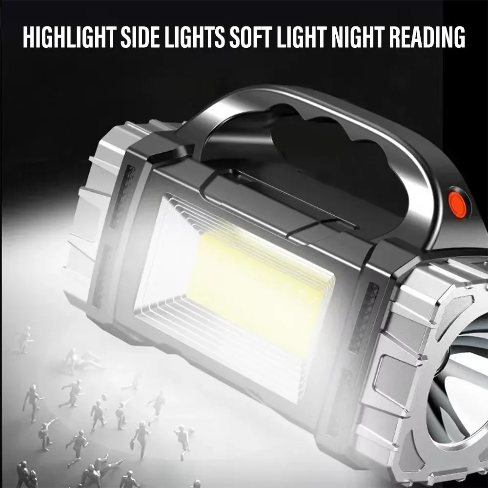مصباح يدوي LED شمسي عالي الطاق - مراجعة Outdoor Lighting Solar Panel وسعره