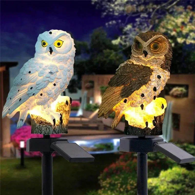 تمثال بومة يعمل بالطاقة الشمسي - مراجعة Halo Outdoor Lighting وسعره