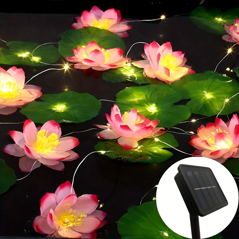 أضواء خيطية نحاسية تعمل بالطاق - مراجعة Outdoor Lighting No Wiring وسعره