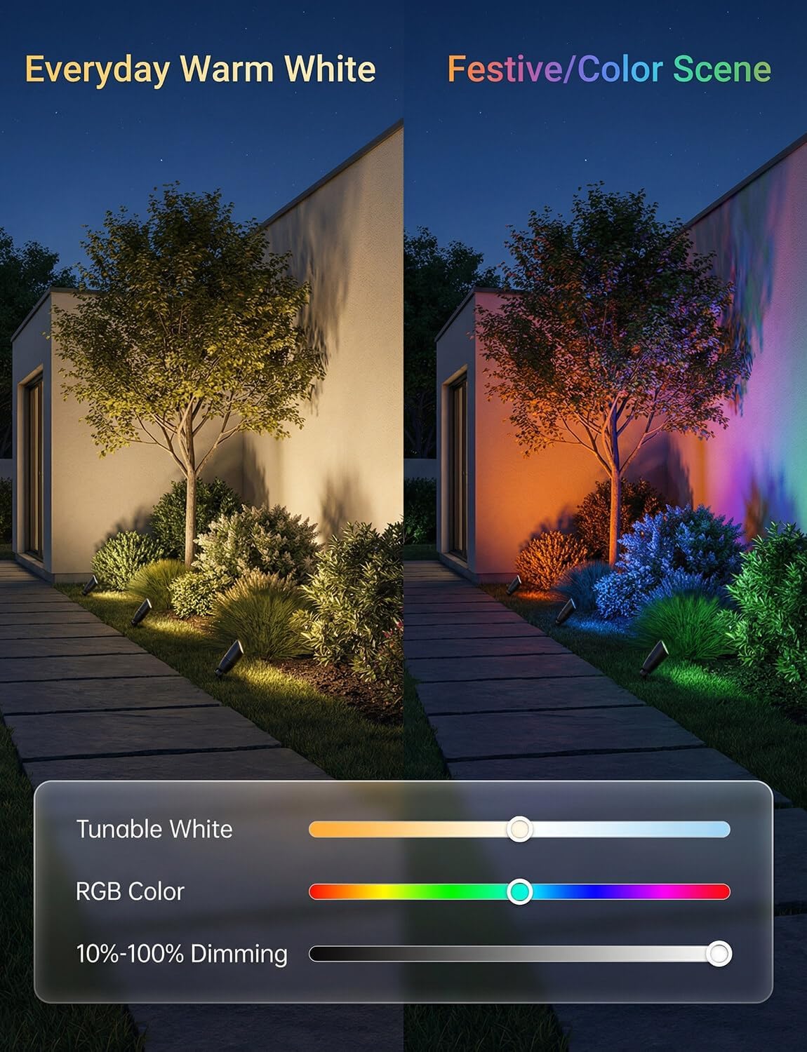أضواء خارجية منخفضة الجهد RGBC - مراجعة Outdoor Lighting Remote Control وسعره