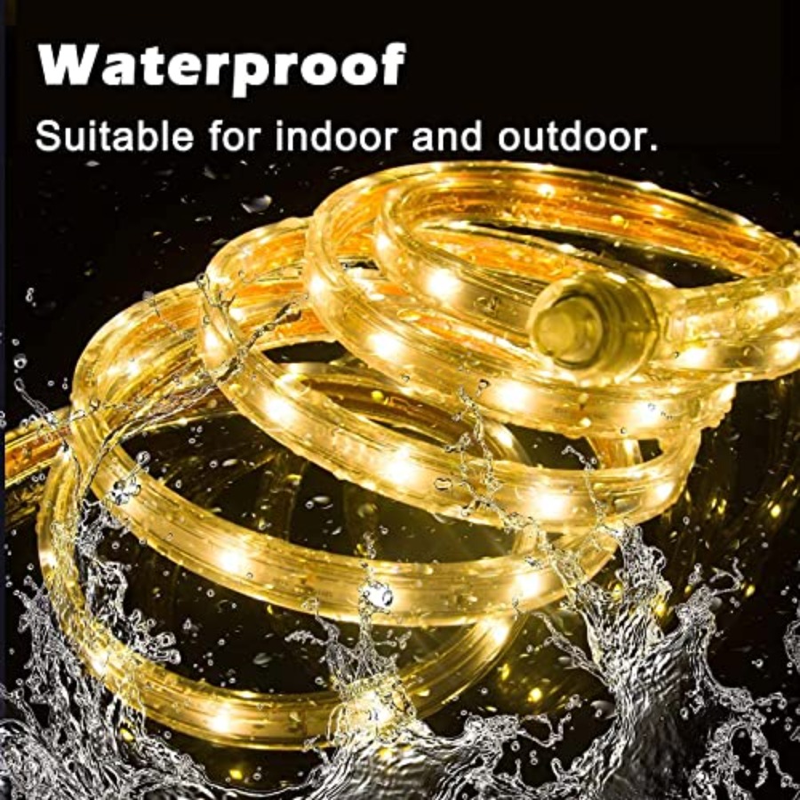 أضواء LED خارجية بطول 50 قدمًا - مراجعة Outdoor Lighting No Wiring وسعره