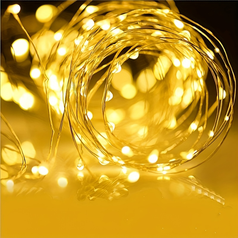 1 قطعة سلسلة أضواء LED الشمسية - مراجعة Solar Fairy String وسعره