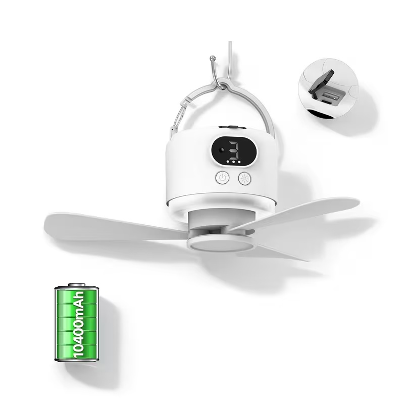 مروحة سقف محمولة قابلة للشحن ب - مراجعة Outdoor Lighting Remote Control وسعره