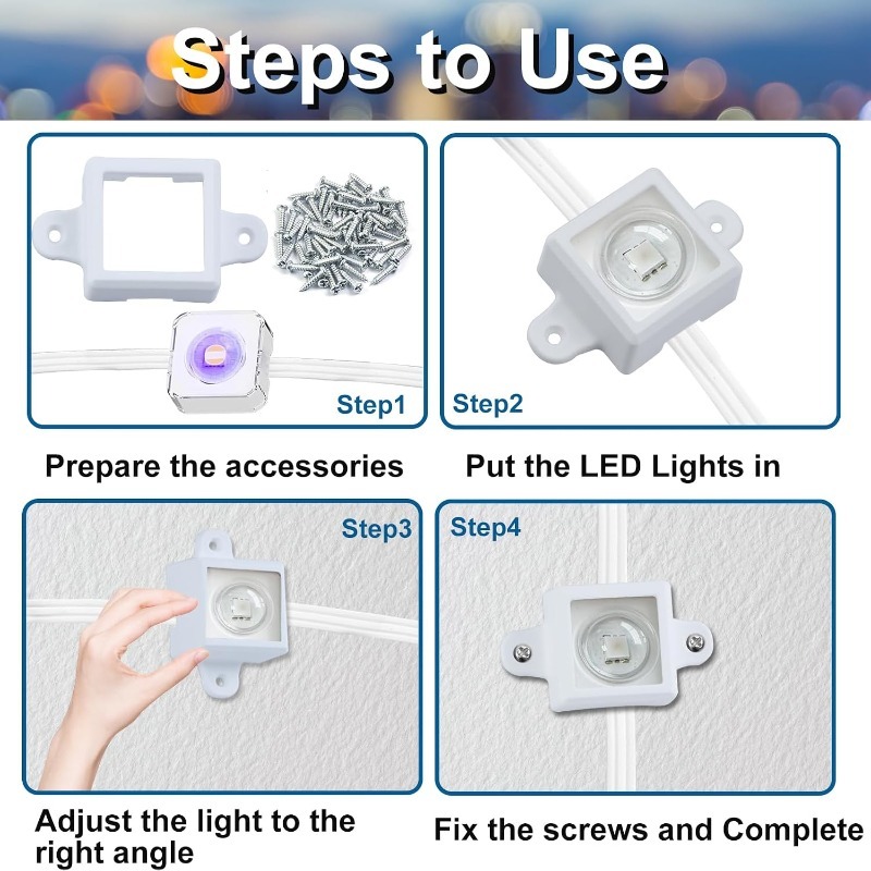 36 قطعة من مشابك الإضاءة الخار - مراجعة Outdoor Lighting Govee وسعره