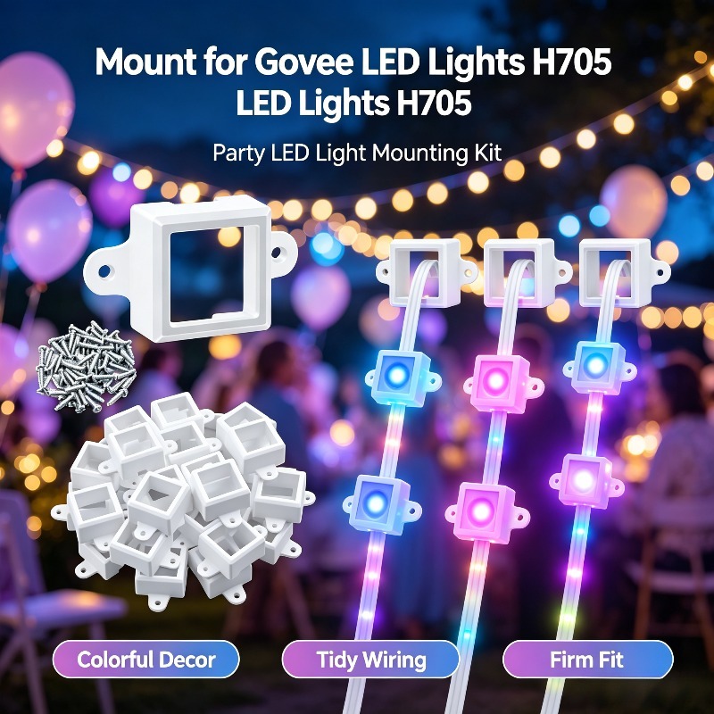36 قطعة من مشابك الإضاءة الخار - مراجعة Outdoor Lighting Govee وسعره