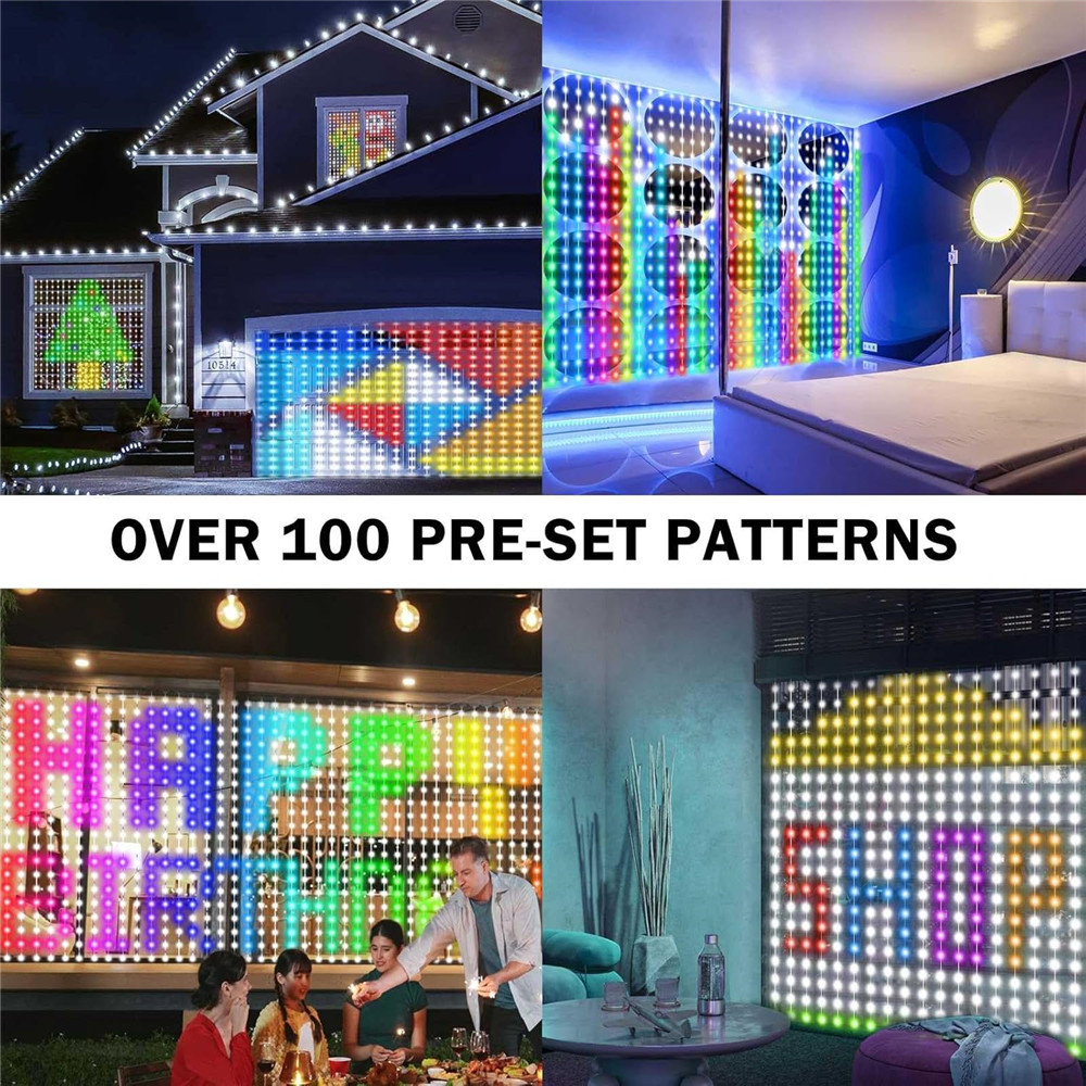1/2 قطعة 400LED أضواء الستار L - مراجعة Outdoor Lighting Remote Control وسعره