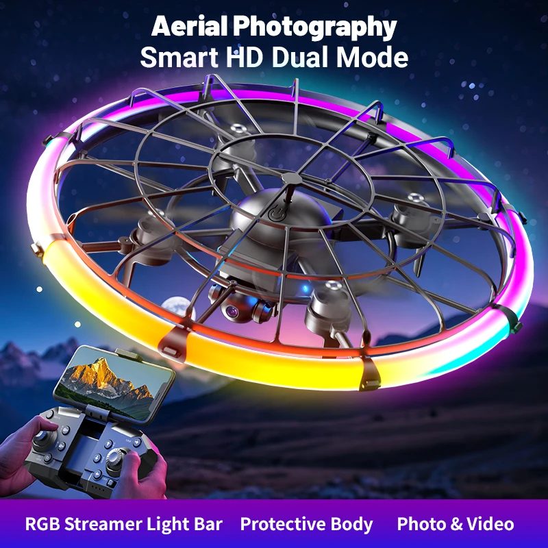 طائرة JJRC H145 UFO RC بدون طي - مراجعة Outdoor Lighting Remote Control وسعره