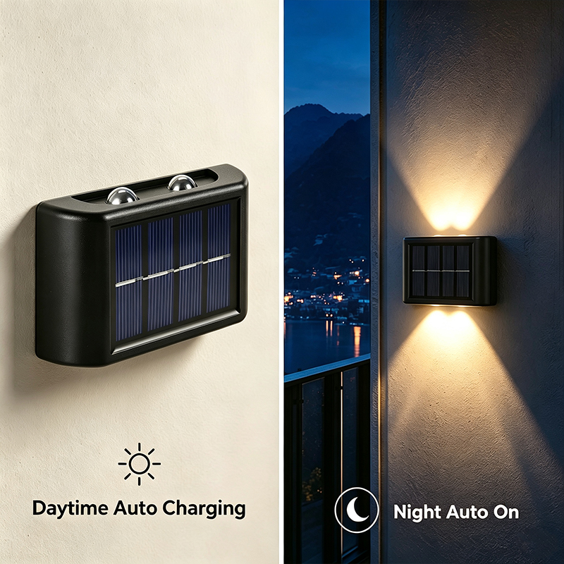 مصباح جداري شمسي خارجي مقاوم ل - مراجعة Outdoor Lighting Dusk To Dawn وسعره