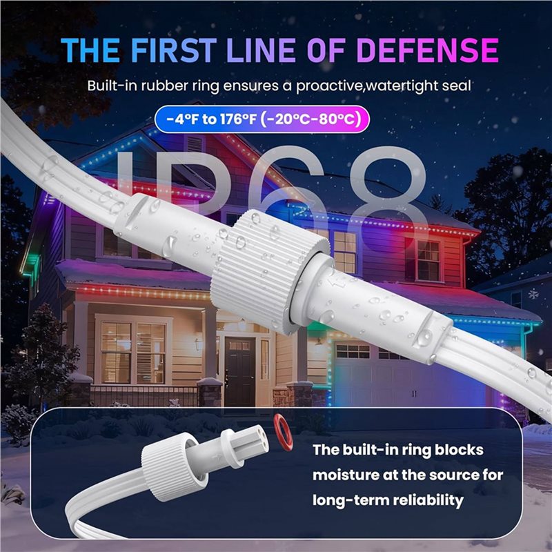 موصل Y-Connector طراز AA81-2X  - مراجعة Outdoor Lighting Govee وسعره