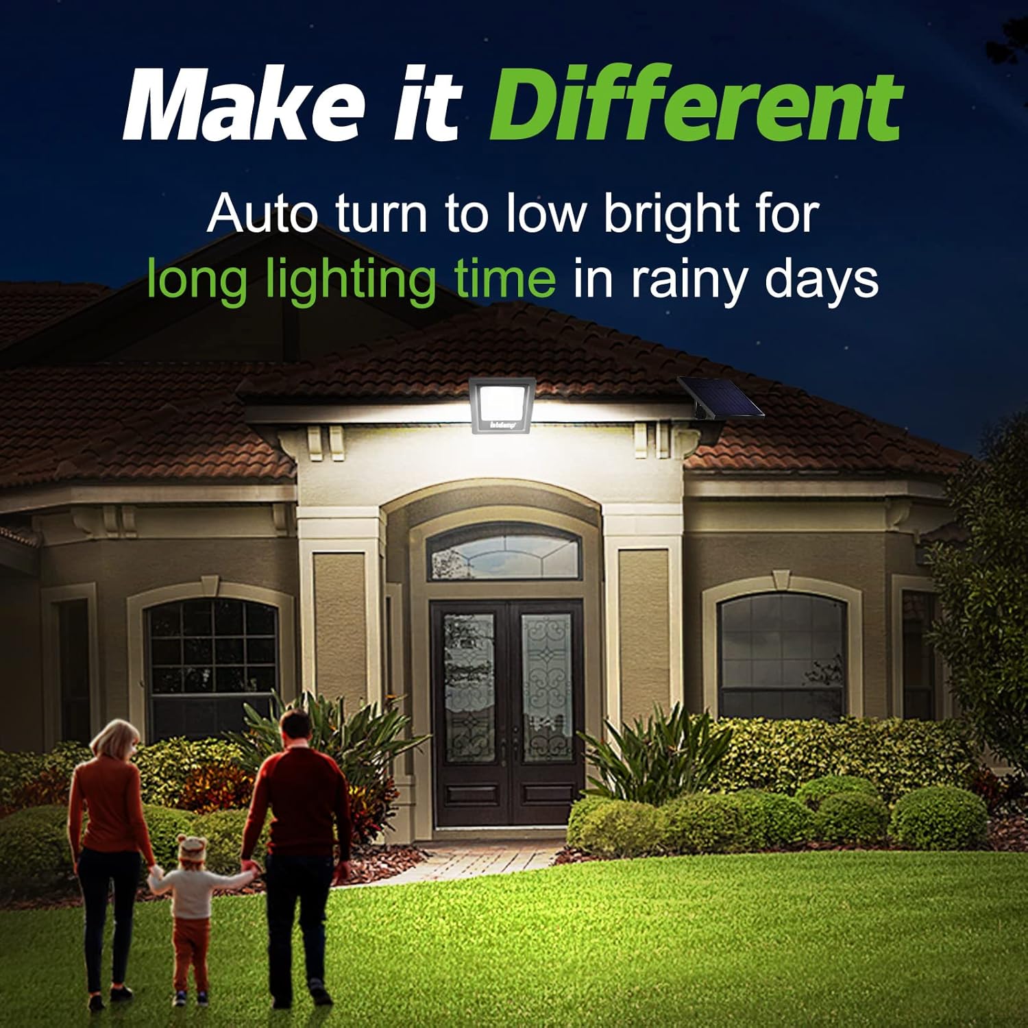 إضاءة خارجية تعمل بالطاقة الشم - مراجعة Outdoor Lighting Dusk To Dawn وسعره