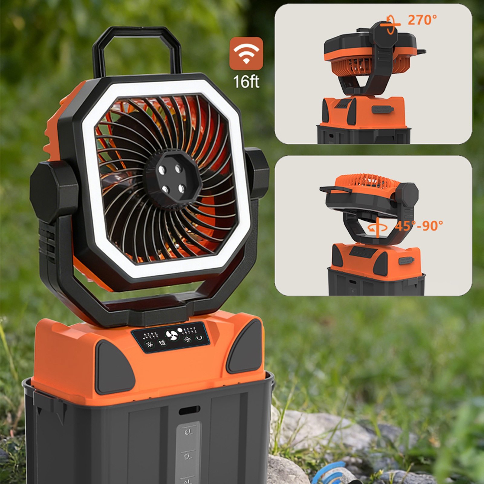 مروحة تخييم قابلة لإعادة الشحن - مراجعة Outdoor Lighting Remote Control وسعره