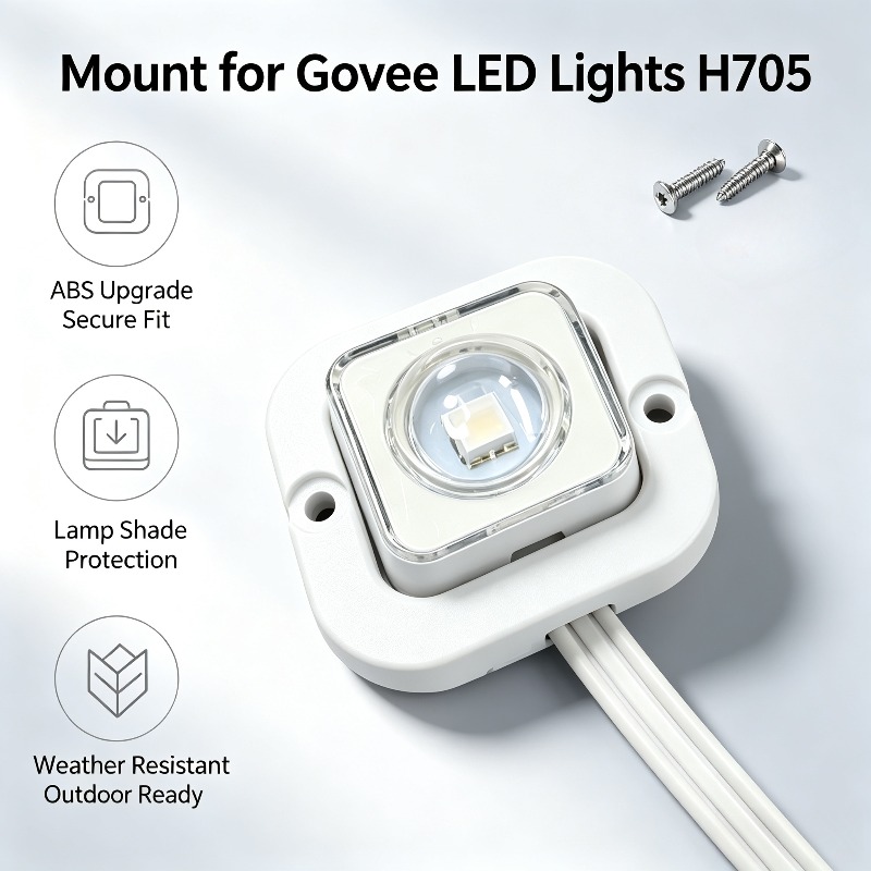 28/45/68 قطعة من مشابك الإضاءة - مراجعة Outdoor Lighting Govee وسعره
