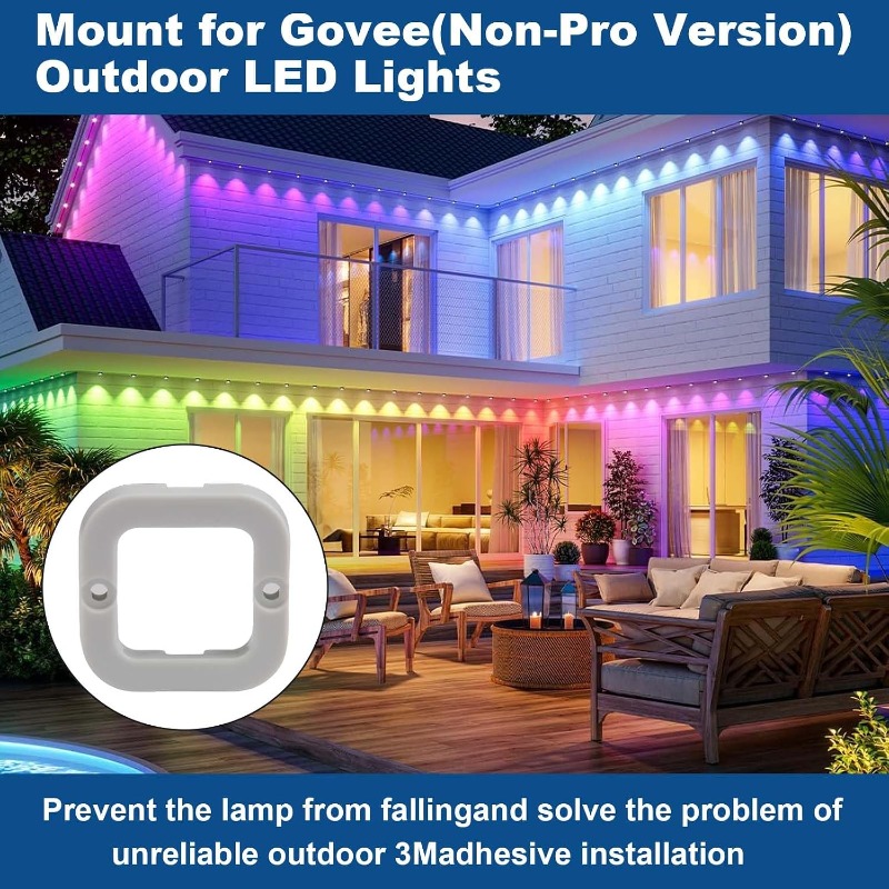 28/45/68 قطعة من مشابك الإضاءة - مراجعة Outdoor Lighting Govee وسعره