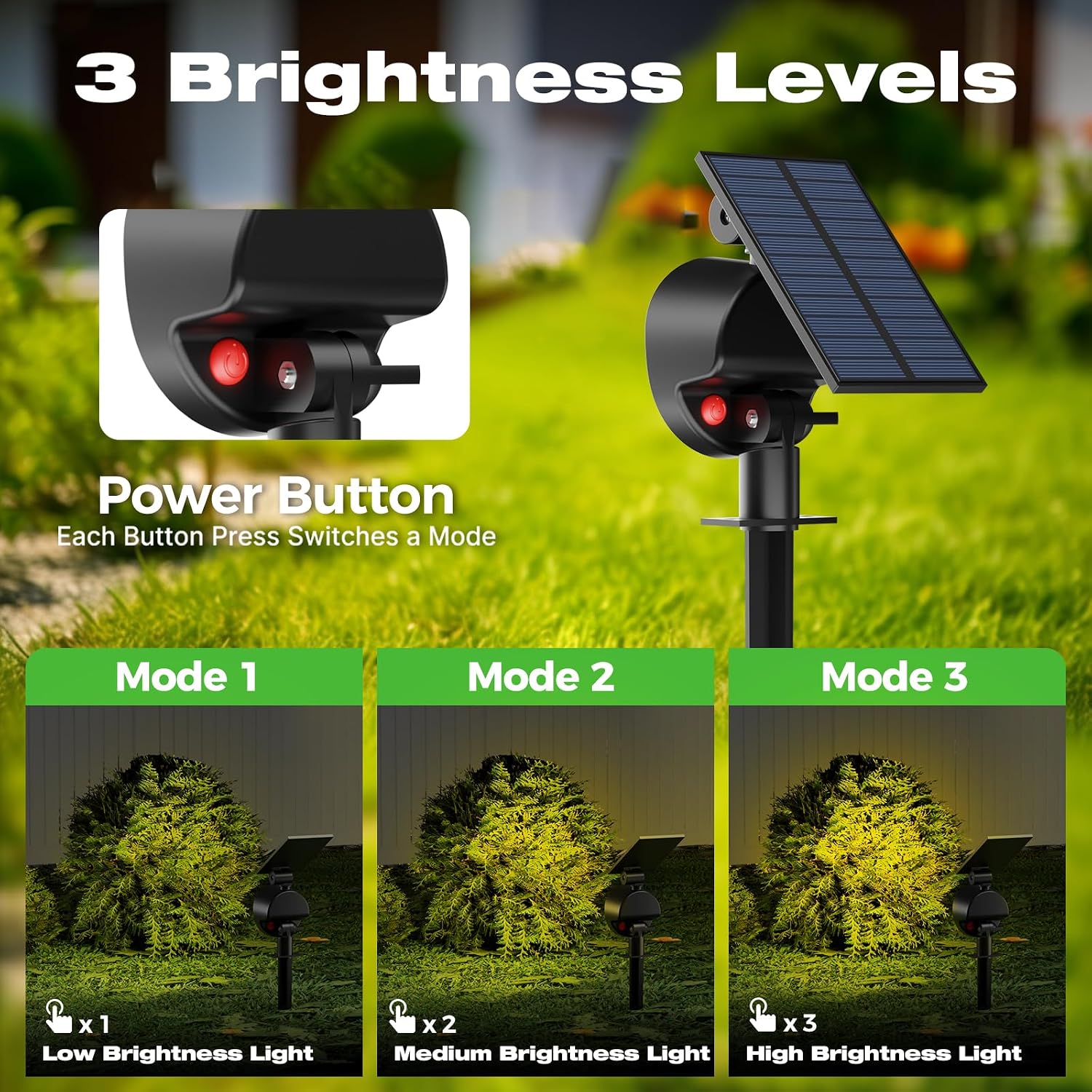أضواء شمسية خارجية مقاومة للما - مراجعة Outdoor Lighting Solar Panel وسعره