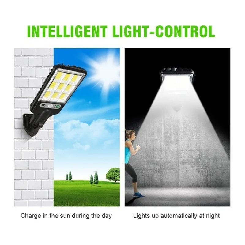 108COB أضواء الشوارع الشمسية ف - مراجعة Outdoor Lighting With Outlet وسعره