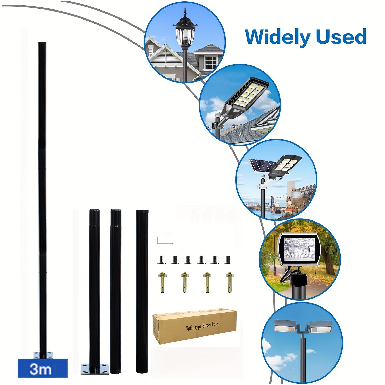 عمود إنارة خارجي يعمل بالطاقة  - مراجعة Halo Outdoor Lighting وسعره